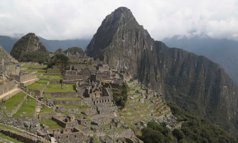 The Machu Picchu archaeological site