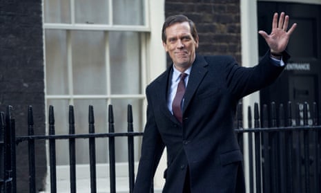 Hugh Laurie as Peter Laurence in David Hare’s Roadkill.