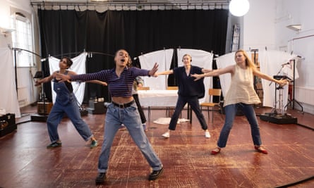 Rehearsals at the Almeida.