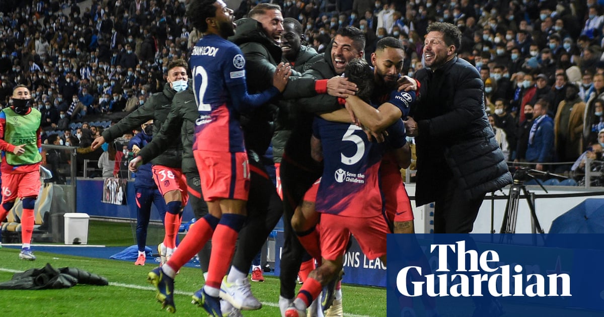Champions League: Atlético snatch last-16 spot from Porto in furious finale