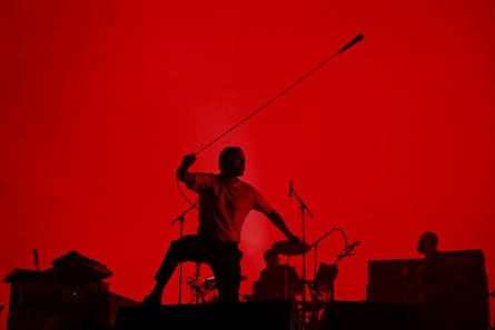 Idles performing on the Other stage.