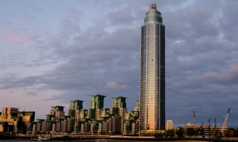 London’s The Tower, the largest skyscraper in Europe, which is largely unoccupied - a practice condemned by the city’s new mayor, Sadiq Khan.
