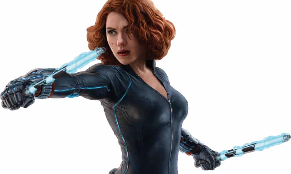 Silenced by the crisis … Scarlett Johansson as Black Widow.