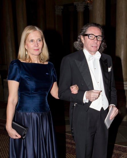 Three members leave the Swedish Academy - 11 Apr 2018Mandatory Credit: Photo by IBL/REX/Shutterstock (9624585a) Katarina Frostenson and husband Jean-Claude Arnault Three members leave the Swedish Academy - 11 Apr 2018