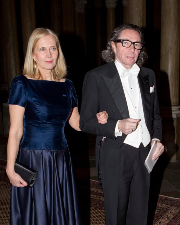 Jean-Claude Arnault with his wife, the poet Katarina Frostenson, in 2011