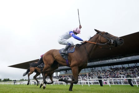 You Got To Me, ridden by Hector Crouch, on the way to winning the Irish Oaks last year.