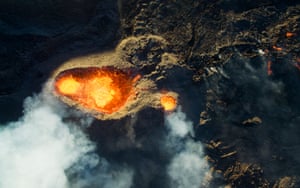 Piton de la Fournaise, a volcano on Reunion Island came 3rd in nature and wildlife