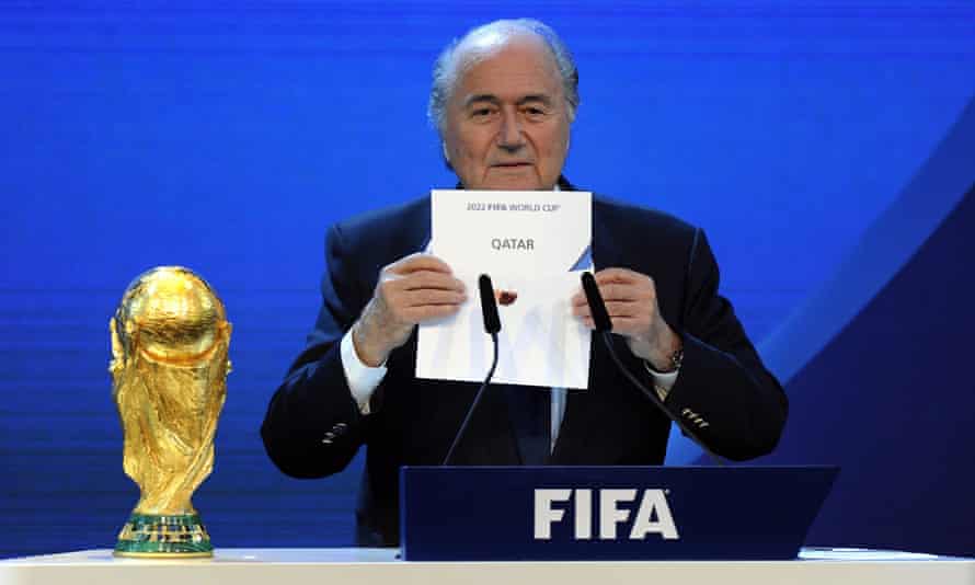 Five Years After Fifa S World Cup Gift To Qatar That Set A Timebomb Ticking Fifa The Guardian World Cup 2022 Announcement