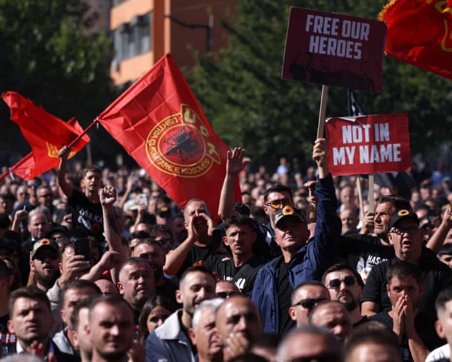 Supporters gather for verdict