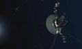 Nasa depiction of Voyager 1 operating in space