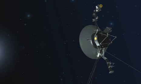 Nasa depiction of Voyager 1 operating in space