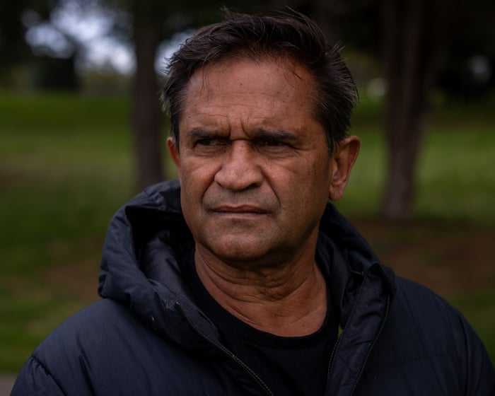 Former AFL player Nicky Winmar found guilty of assaulting woman in northern Victoria