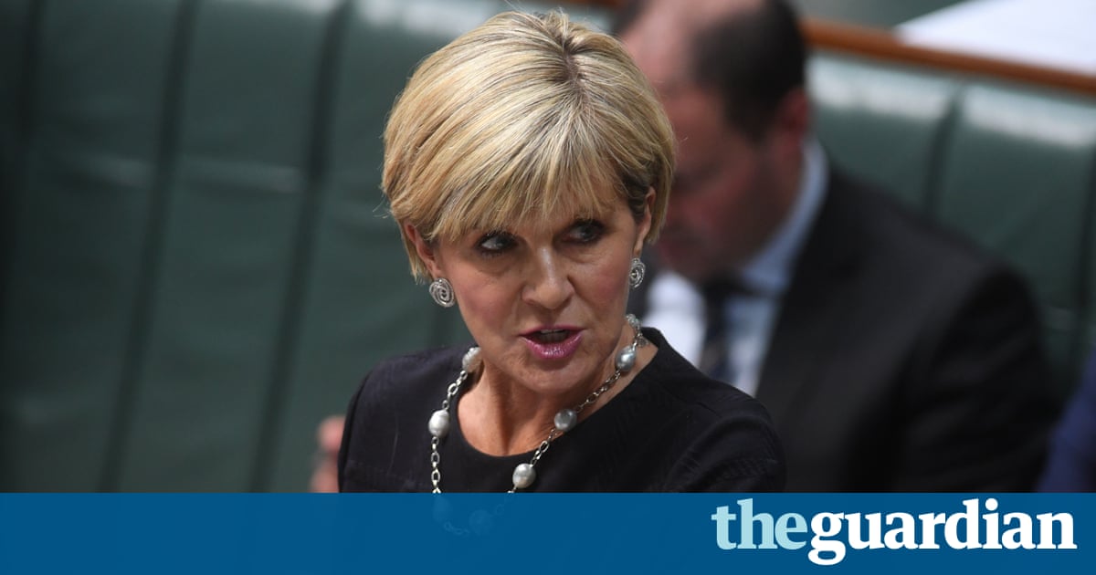 Julie Bishop says Myanmar landmines in Rohingya path would breach international law