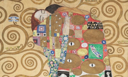 Détail de la frise Stoclet de Gustav Klimt.