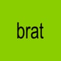 The artwork for Brat.
