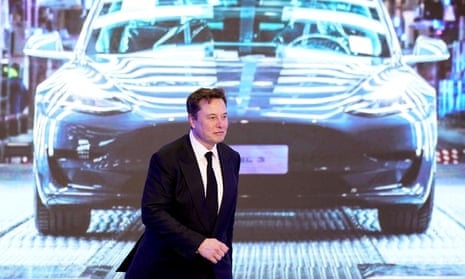 Elon Musk, the founder of Tesla