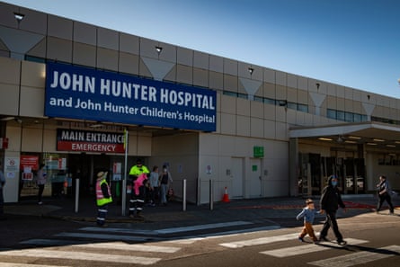 John Hunter Hospital, where Chantelle Doyle is recovering from a shark attack