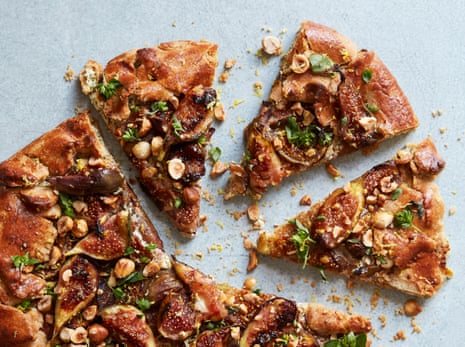 Anna Jones’ fig, thyme and goat’s cheese galette.