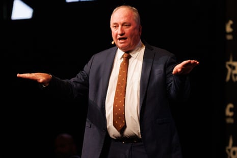 One Nation member for New England Barnaby Joyce.