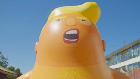 'Fragile, like the president's ego': Trump Baby blimp prepares for takeoff