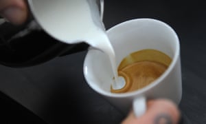 ‘Milk masks the bitter taste of coffee, but it also contains the sugar lactose which can impart a degree of sweetness.’