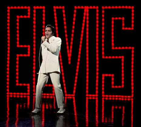 Electrically alive … Elvis Presley in 1968.