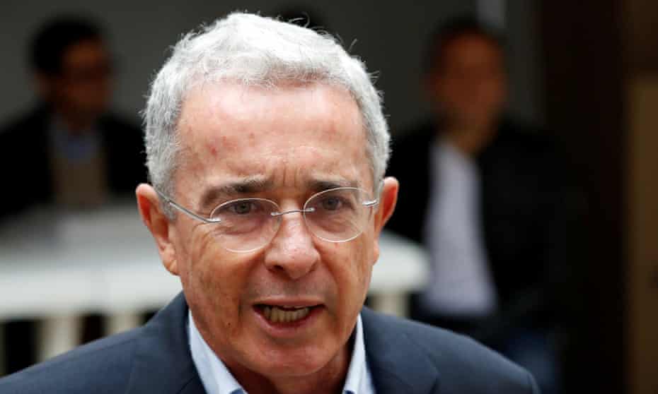 Colombia’s former president Álvaro Uribe suggested that recording that implicate him in crimes were made by the British intelligence agency, who he described as ‘friends’ of his successor, Juan Manuel Santos.