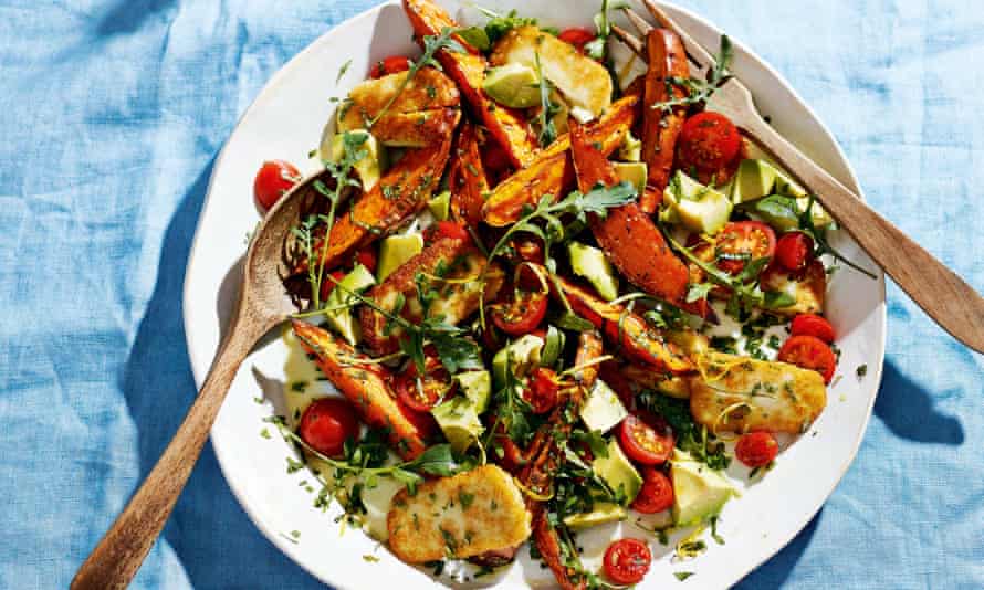 Sunshine salad by Yasmin Khan.