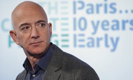 Jeff Bezos, founder and chief executive of Amazon has seen his wealth increase from $70bn to $185bn.