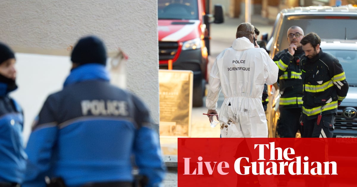 Switzerland resort fire live: first victim named, as new video shows attempts to extinguish bar ceiling fire