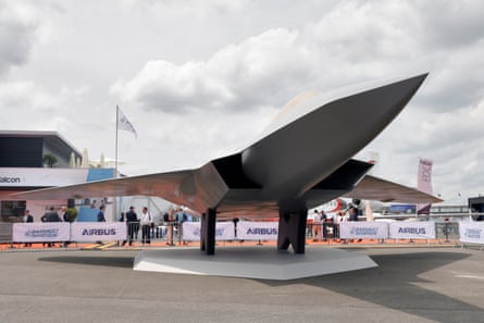 A full size model of the New Generation fighter