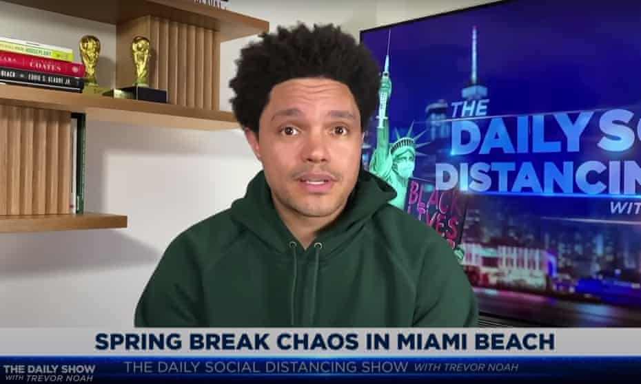Trevor Noah on maskless spring break parties in Miami Beach: “This is what’s gonna happen after Florida’s governor called the state a ‘freedom oasis.’”