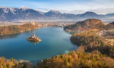 Bled in Slovenia is a popular stop-off for Interrailers.