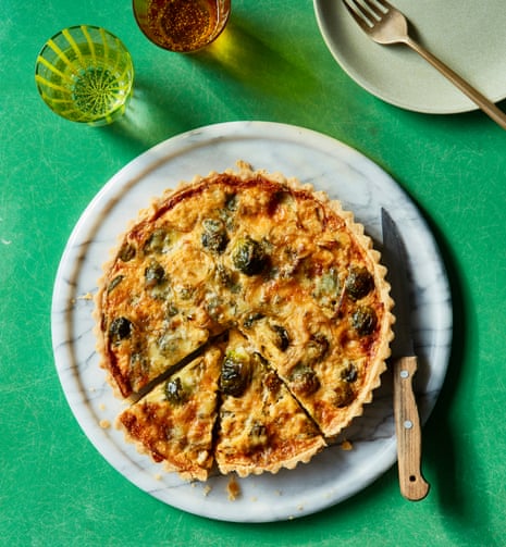 Thomasina Miers’ recipe for sprout and stilton quiche | Food | The Guardian