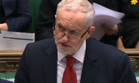 Jeremy Corbyn speaks in the Commons during its second debate on the Syria military strikes.