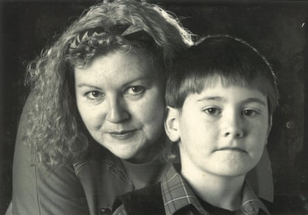 Joel Golby with his mother, Hazel, in the mid-90s.