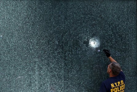 a bullet hole