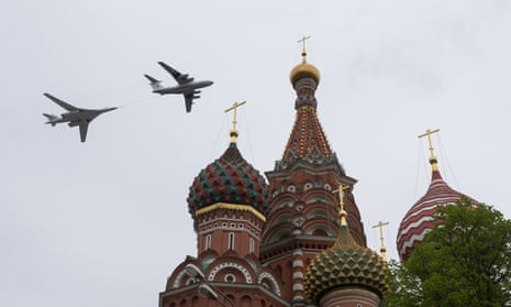 Moscow’s Victory Day Parade was replaced by a flypast.