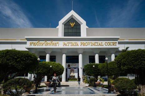 The Pattaya provincial court building in Pattaya, Thailand, where an Australian man will face murder charges over the death of a 17-year-old Thai girl on 25 June.