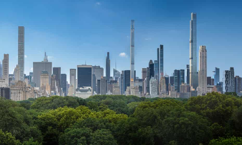 Super Tall Super Skinny Super Expensive The Pencil Towers Of New York S Super Rich Cities The Guardian Skyscraper 2022 Review