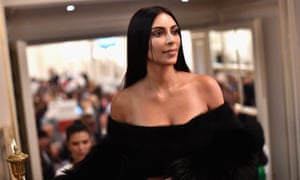 Kim Kardashian West at the Ritz hotel for Paris fashion week.