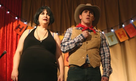 Brydon as Uncle Bryn alongside Ruth Jones as Nessa in Gavin & Stacey.