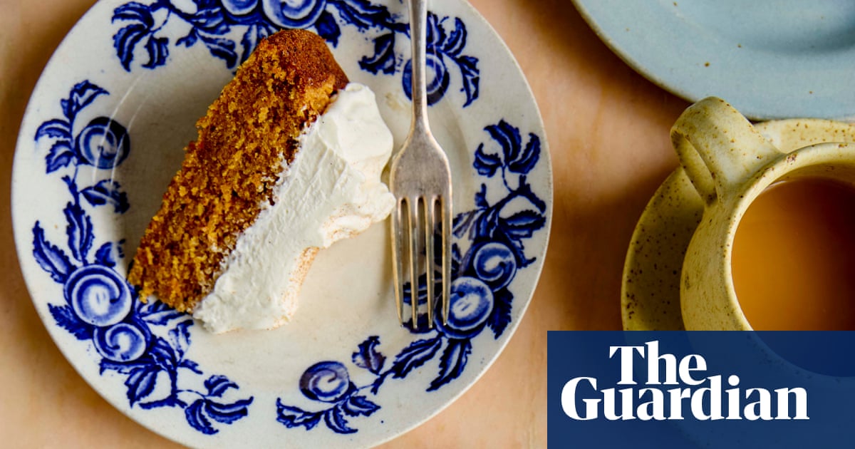 Tanya Bush’s recipes for carrot cake with cream cheese mousse, and Neapolitan pavlova