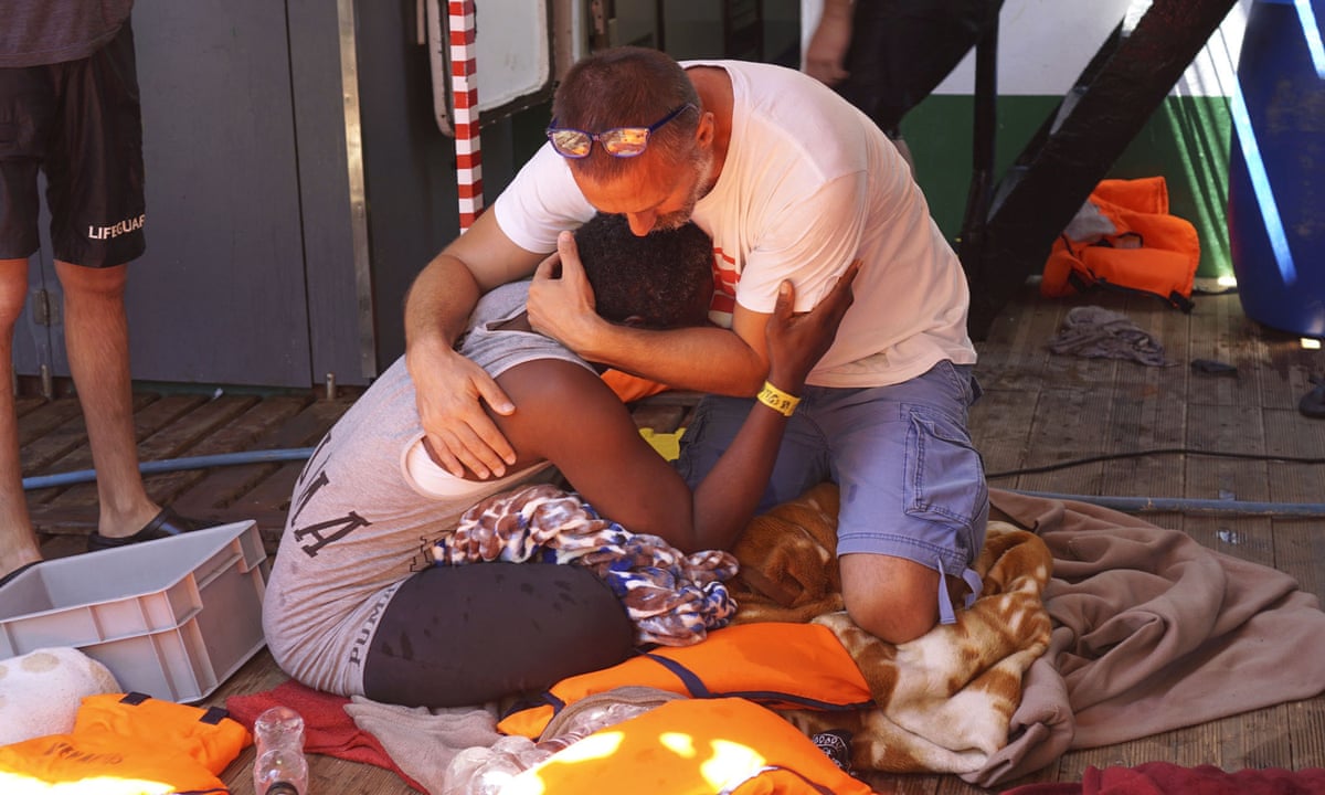 People On Rescue Ship Off Italy At Breaking Point Say