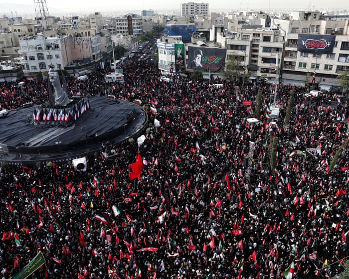 Millions join funeral procession for Iran’s supreme leader Ali Khamenei