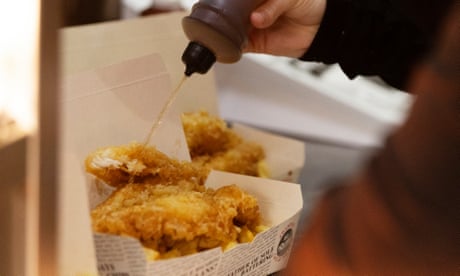 Fish and chips at the Anstruther Fish Bar Photograph Murdo MacLeodThe Guardian