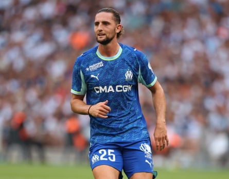 Adrien Rabiot playing for Marseille
