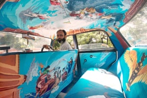 Taxi Fabric is a design scheme in Mumbai invites young graphic designers to redesign taxi interiors