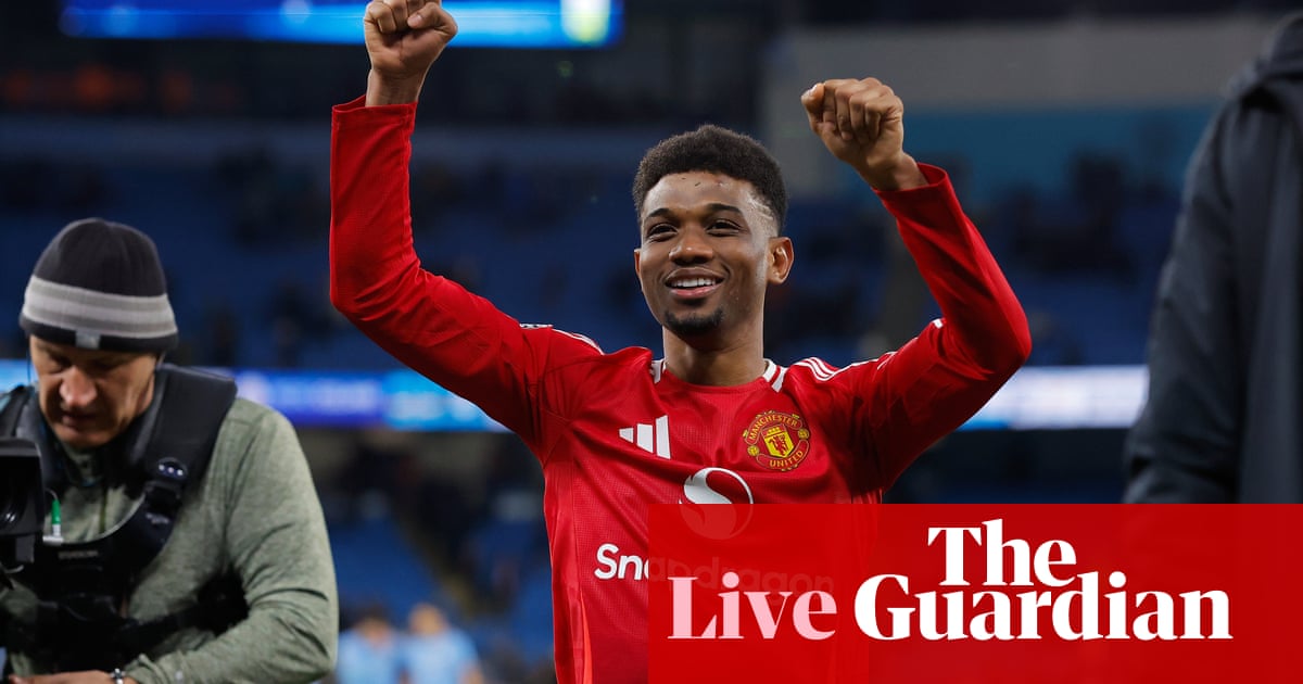 Manchester City 1-2 Manchester United: Premier League – as it happened Manchester City 1-2 Manchester United: Premier League – as it happened