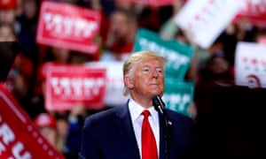 Trump held a campaign rally in Battle Creek on Wednesday night as the House voted to impeach him.